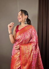 Kanjivaram Semi Silk Kanchi Style Saree